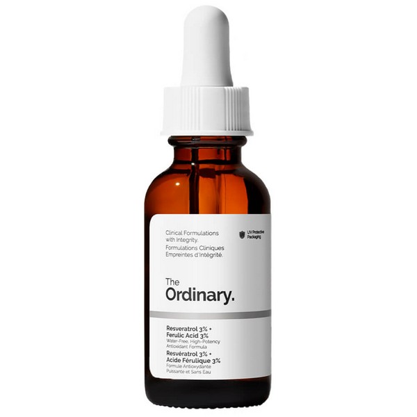 Антиоксидантная сыворотка с ресвератролом The Ordinary Resveratrol 3% + Ferulic Acid 3% Антиоксидантная сыворотка с ресвератролом The Ordinary Resveratrol 3% + Ferulic Acid 3%