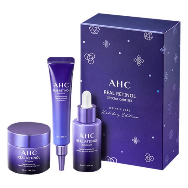 Антивозрастной набор для ухода за кожей с ретинолом AHC Real Retinol Special Care Set Антивозрастной набор для ухода за кожей с ретинолом AHC Real Retinol Special Care Set