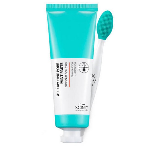 Глиняная маска-паста для очищения пор Scinic All Day Fine Pore Mint Paste Глиняная маска-паста для очищения пор Scinic All Day Fine Pore Mint Paste
