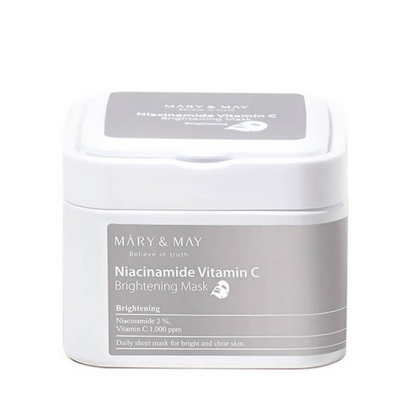 Набор осветляющих масок с ниацинамидом и витамином C Mary&May Niacinamide Vitamin C Brightening Mask Набор осветляющих масок с ниацинамидом и витамином C Mary&May Niacinamide Vitamin C Brightening Mask