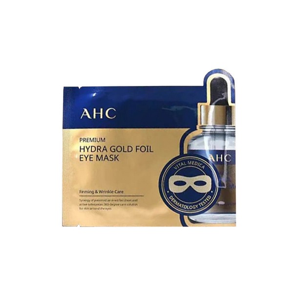 Омолаживающая маска вокруг глаз с коллагеном и золотом AHC Premium Hydra Gold Foil Eye Mask Омолаживающая маска вокруг глаз с коллагеном и золотом AHC Premium Hydra Gold Foil Eye Mask