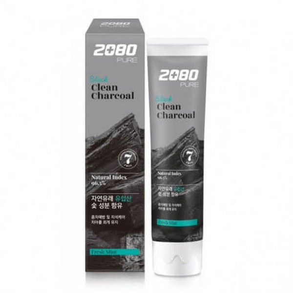 Отбеливающая зубная паста с углём Dental Clinic 2080 Black Clean Charcoal Toothpaste Отбеливающая зубная паста с углём Dental Clinic 2080 Black Clean Charcoal Toothpaste