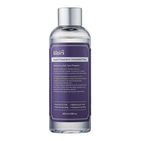 Смягчающий тонер для лица Dear, Klairs Supple Preparation Unscented Toner Смягчающий тонер для лица Dear, Klairs Supple Preparation Unscented Toner