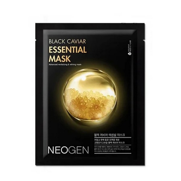 Тканевая маска для упругости кожи с черной икрой Neogen Dermalogy Black Caviar Essential Mask Тканевая маска для упругости кожи с черной икрой Neogen Dermalogy Black Caviar Essential Mask