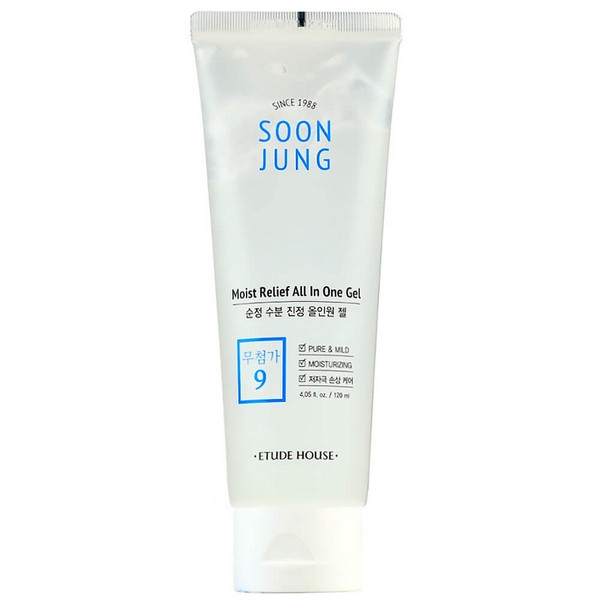 Универсальный охлаждающий гель Etude House SoonJung Moist Relief All In One Gel Универсальный охлаждающий гель Etude House SoonJung Moist Relief All In One Gel