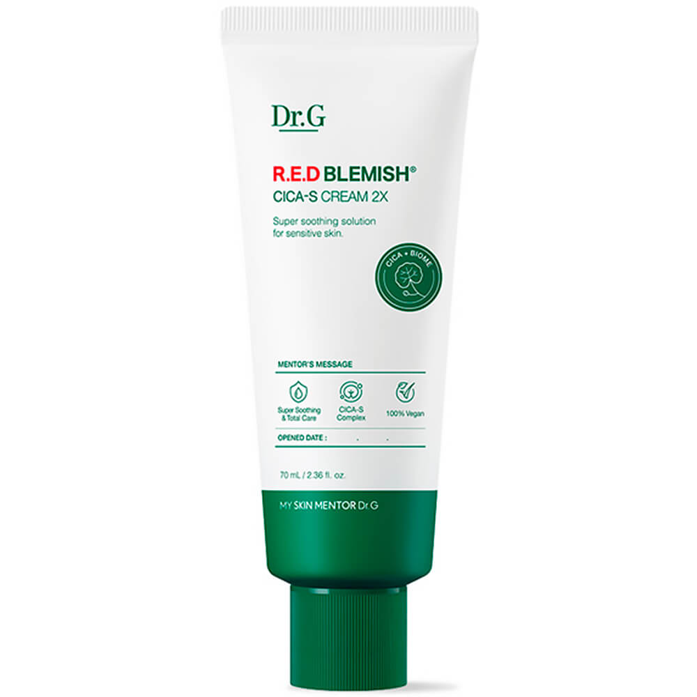 Успокаивающий крем для чувствительной кожи Dr.G Red Blemish Cica-S Cream 2X Успокаивающий крем для чувствительной кожи Dr.G Red Blemish Cica-S Cream 2X
