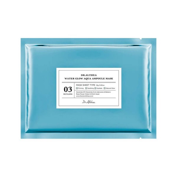 Увлажняющая ампульная маска для сияния кожи Dr. Althea Water Glow Aqua Ampoule Mask Увлажняющая ампульная маска для сияния кожи Dr. Althea Water Glow Aqua Ampoule Mask