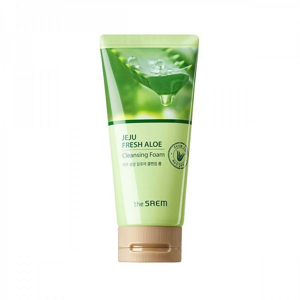 Увлажняющая пенка для умывания с алоэ The Saem Jeju Fresh Aloe Cleansing Foam Увлажняющая пенка для умывания с алоэ The Saem Jeju Fresh Aloe Cleansing Foam