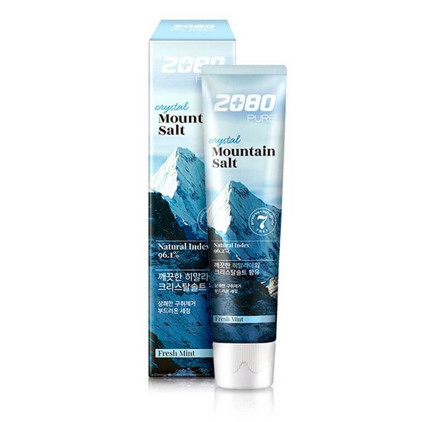 Зубная паста с гималайской солью DC 2080 Pure Crystal Mountain Salt Toothpaste Fresh Mint Зубная паста с гималайской солью DC 2080 Pure Crystal Mountain Salt Toothpaste Fresh Mint