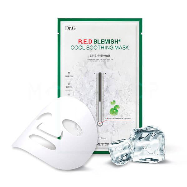 Dr.G Успокаивающая детокс маска R.E.D. Blemish Cool Soothing Mask, 35 г Dr.G Успокаивающая детокс маска R.E.D. Blemish Cool Soothing Mask, 35 г