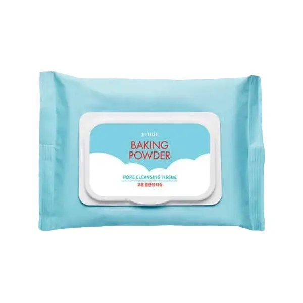 Etude House Очищающие салфетки для лица с содой Baking Powder Pore Cleansing Tissue, 30 шт Etude House Очищающие салфетки для лица с содой Baking Powder Pore Cleansing Tissue, 30 шт