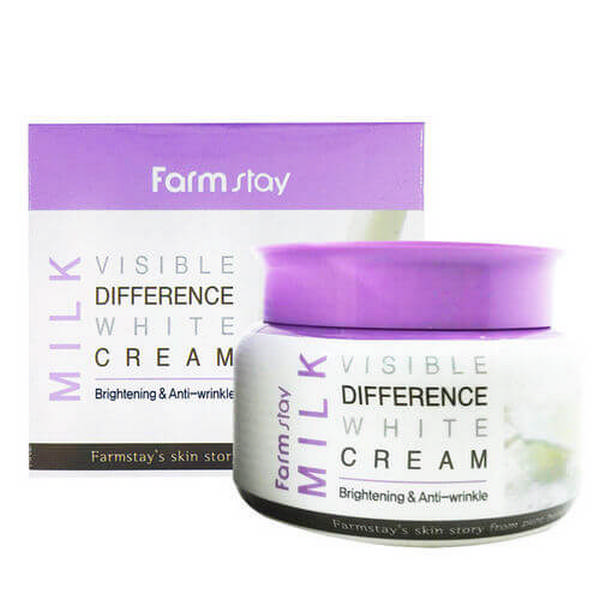 Увлажняющий крем для лица с экстрактом молока Visible Difference Milk White Cream, 100 мл Увлажняющий крем для лица с экстрактом молока Visible Difference Milk White Cream, 100 мл