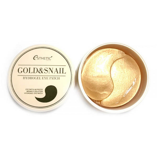 Гидрогелевые патчи для кожи вокруг глаз ESTHETIC HOUSE Gold & Snail Hydrogel Eye Patch Гидрогелевые патчи для кожи вокруг глаз ESTHETIC HOUSE Gold & Snail Hydrogel Eye Patch