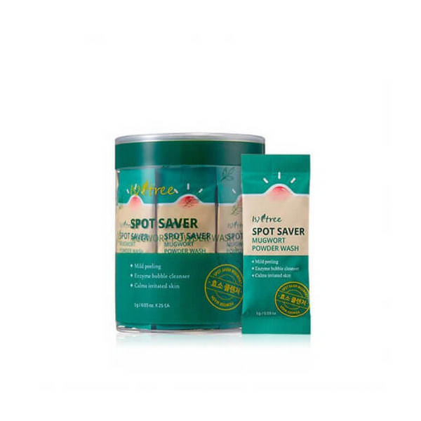 IsNtree Энзимная пудра с полынью для проблемной кожи Spot Saver Mugwort Powder Wash, 25 шт IsNtree Энзимная пудра с полынью для проблемной кожи Spot Saver Mugwort Powder Wash, 25 шт