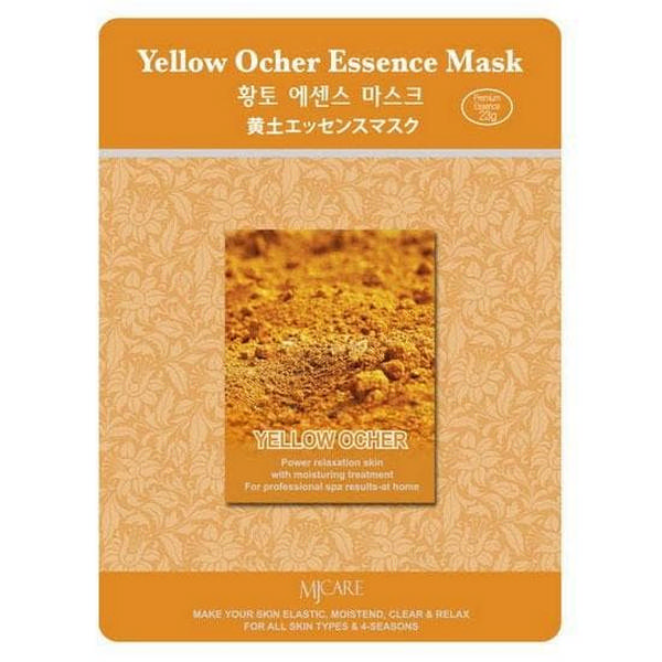 Маска тканевая охра Mijin Yellow Ocher Essence Mask Маска тканевая охра Mijin Yellow Ocher Essence Mask