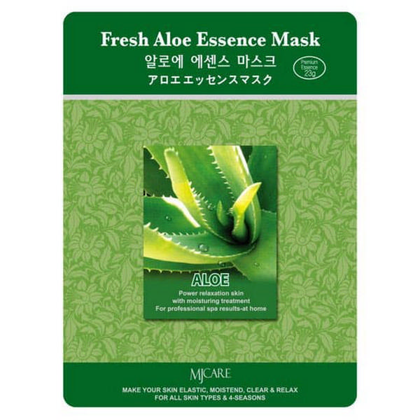Маска тканевая с алоэ Mijin Fresh Aloe Essence Mask Маска тканевая с алоэ Mijin Fresh Aloe Essence Mask