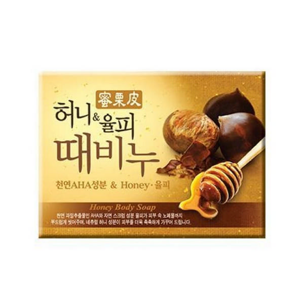 Мыло-скраб отшелушивающее мед и каштан MUKUNGHWA Honey Body Soap Мыло-скраб отшелушивающее мед и каштан MUKUNGHWA Honey Body Soap