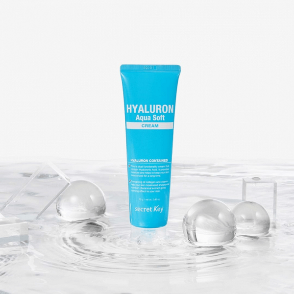 Secret Key Гиалуроновый крем для лица Hyaluron Aqua Soft Cream, 150 мл Secret Key Гиалуроновый крем для лица Hyaluron Aqua Soft Cream, 150 мл