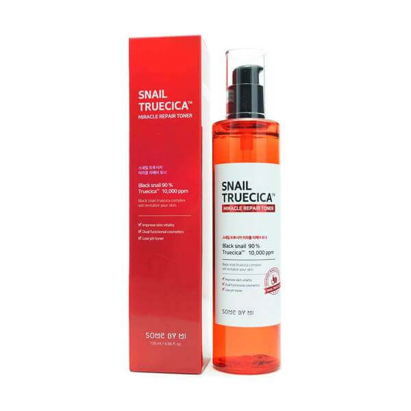 Восстанавливающий тоник с муцином улитки Snail Truecica Miracle Repair Toner, 135 мл Восстанавливающий тоник с муцином улитки Snail Truecica Miracle Repair Toner, 135 мл