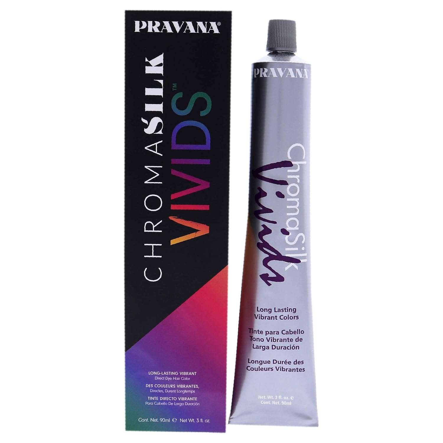 Краска для волос Pravana Chromasilk Vivids Black унисекс